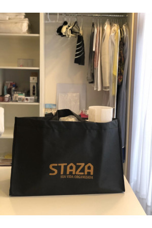 SACOLA REUTILIZAVEL TNT PRETO